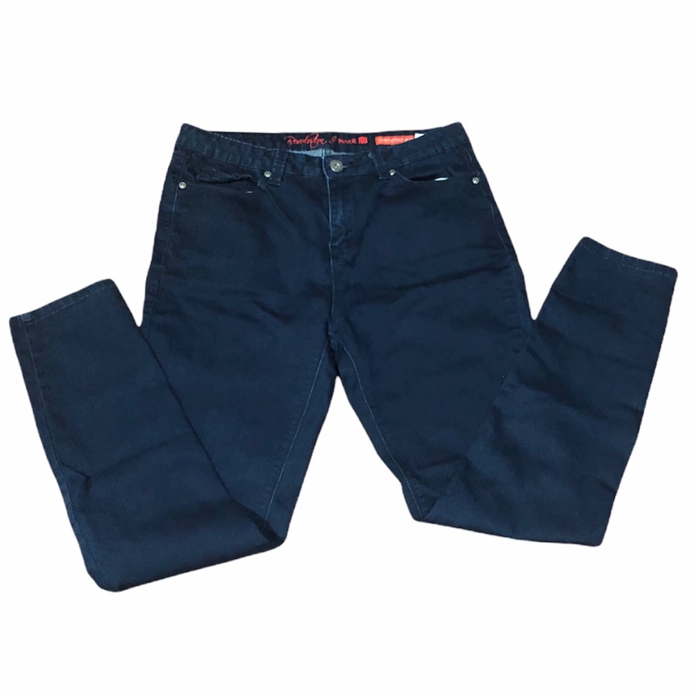 Skinny Compression Jeans Revolution by Revolt Size 13 Dark Blue Wash